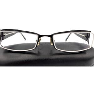 Ray-Ban RB6124 2509 Titanium Eyeglass Frames 52-17-135 Black w/ Case Frames Only